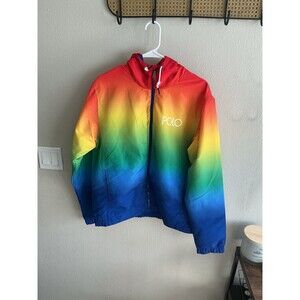 Polo Ralph Lauren Jacket Ombre Packable Water Repellent $298 Men’s size Medium